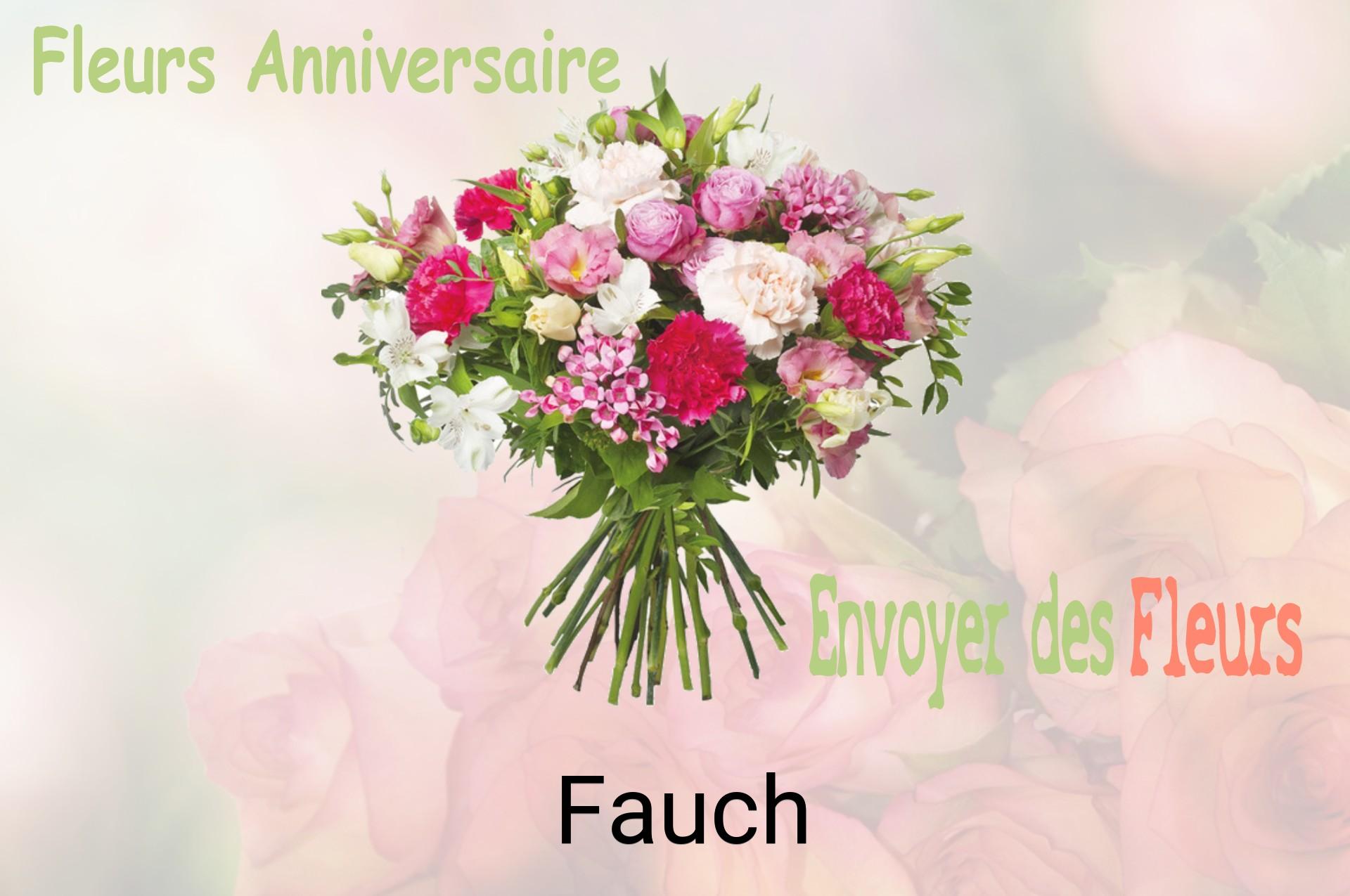 Bouquet de fleurs d’anniversaire livré à Fauch